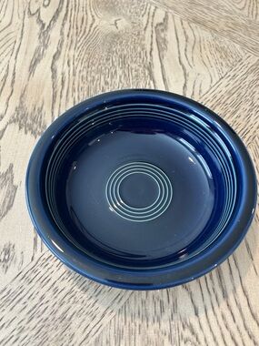 Vintage Fiesta Cereal Bowl in Cobalt Blue